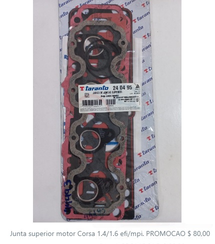 Junta Superior motor Corsa 1.4/1.6 efi/mpi