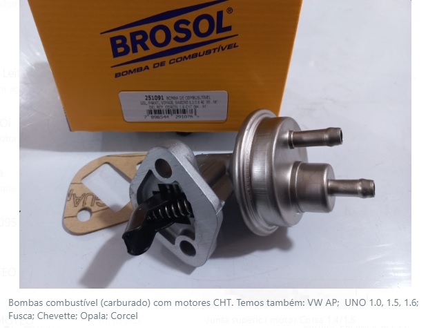 Bombas Combustivel carburado